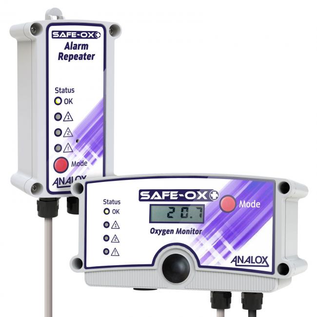 SAFE-OX+ Alarm Repeater & Oxygen Monitor
